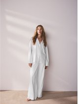 Next - Dames - Studio pyjama met knoopsluiting - Wit