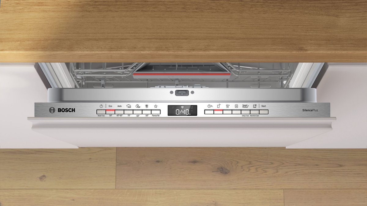 Bosch SMV4ECX28E - Serie 4 - Vaatwasser - Inbouwvaatwasser - Volledig geïntegreerd - 60 cm - Energielabel A - Home Connect - Extra Droog: optie voor extra grondige droogresultaten — afbeelding 7