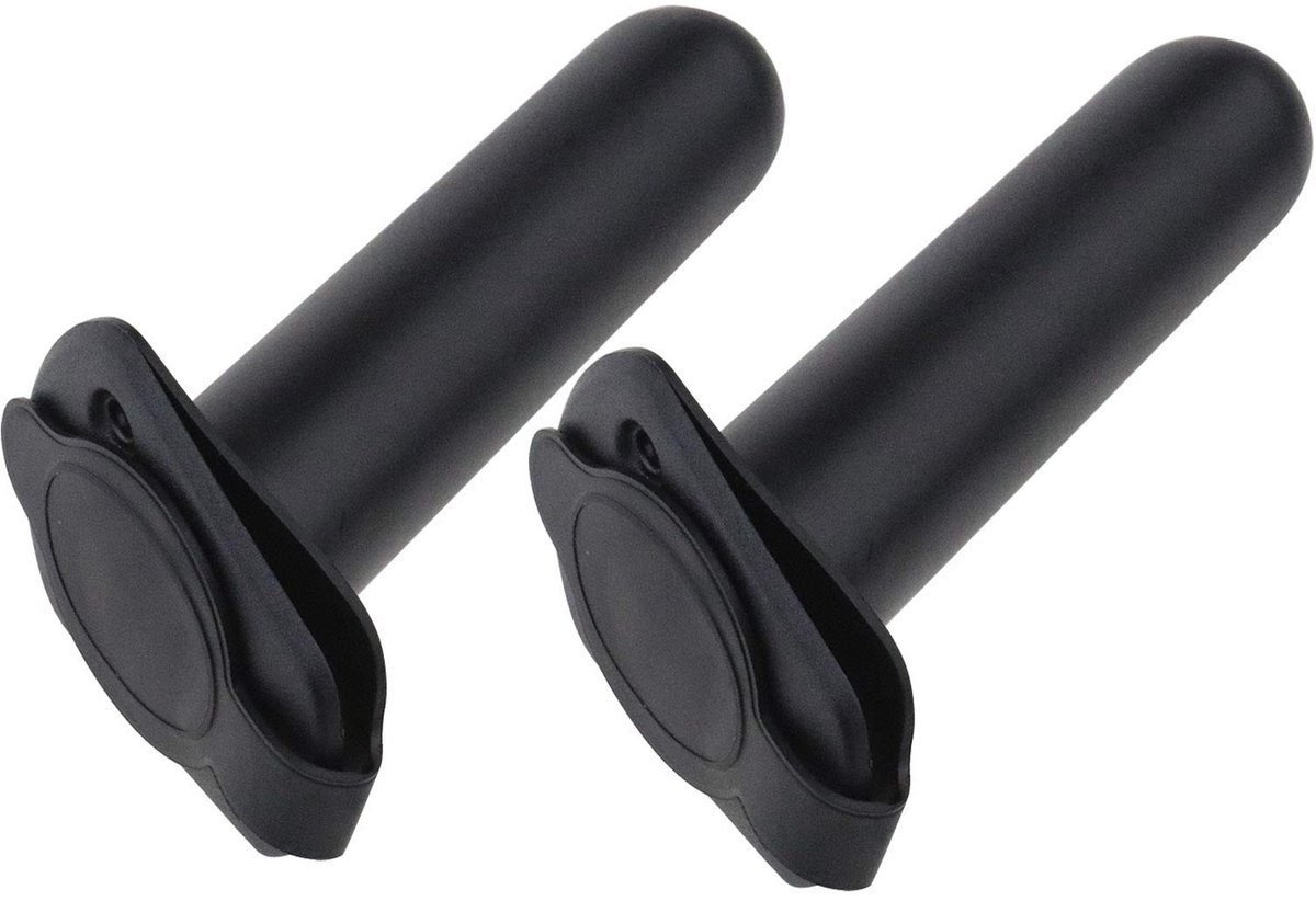 Dailygoody - Flush mounting rod holder - Perfect voor kayak en boot - Elegant ontwerp - Zwart - Geschikt voor buiten - Inclusief rubberen dop en lining