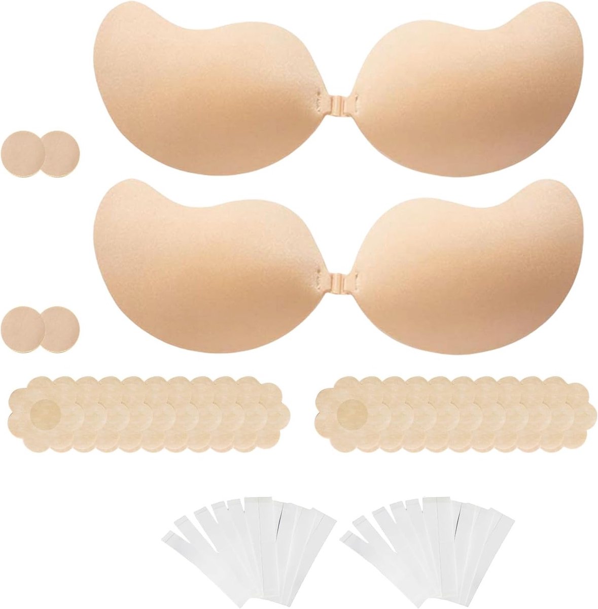 Zelfklevende push-up beha voor bruiloften, strandfeesten, gala's en dagelijks gebruik, comfortabel en onzichtbaar