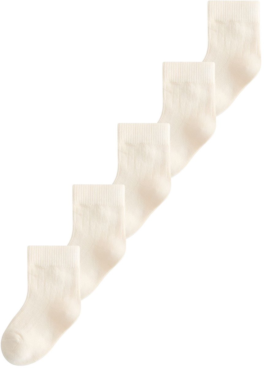 Next - Pasgeboren unisex - 5 paar babysokken - Crème