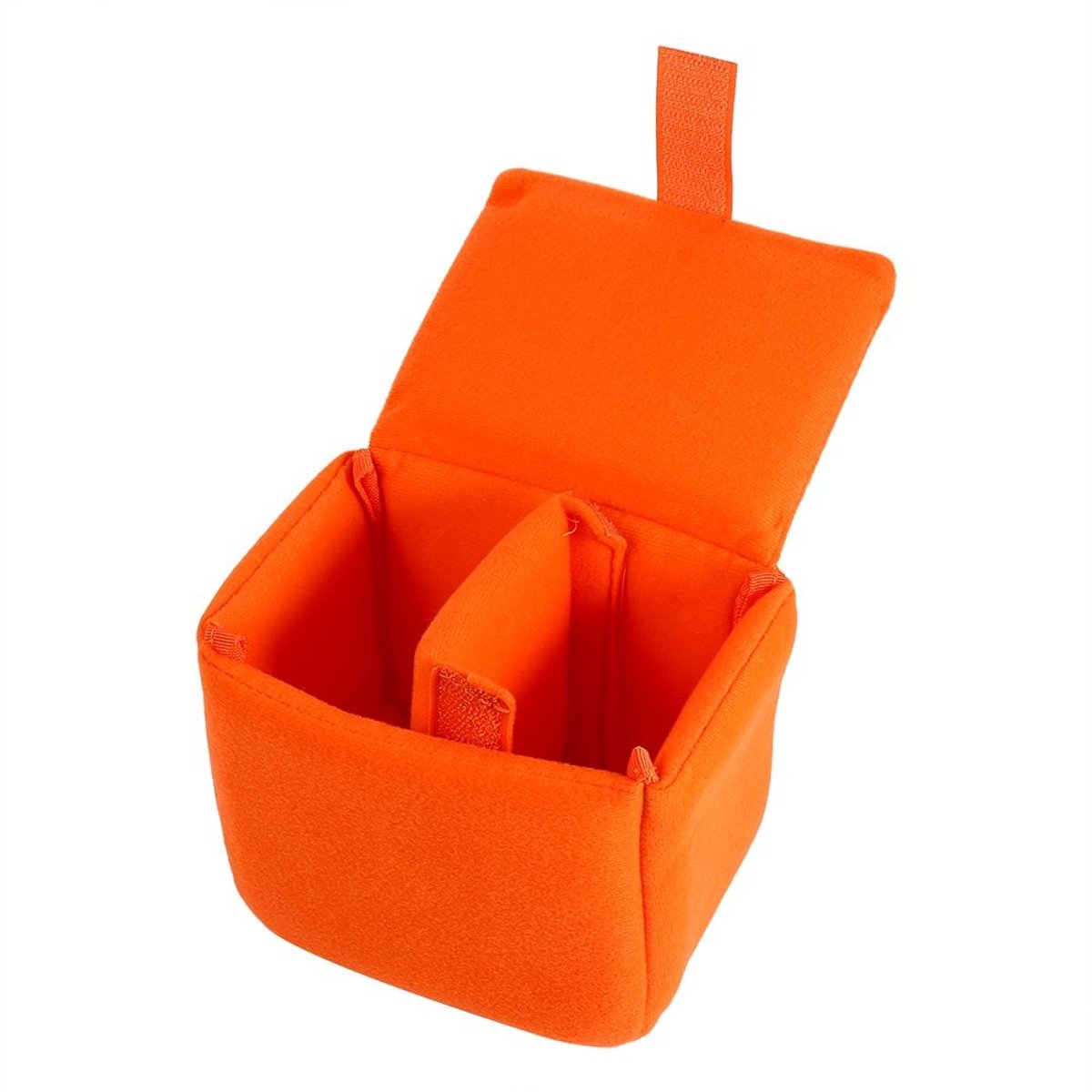 Dailygoody - Gevoerde beschermhoes voor DSLR-camera - Schokbestendig - Compact en opvouwbaar - Zwart, rood, oranje, blauw - Ideaal voor fotografe
