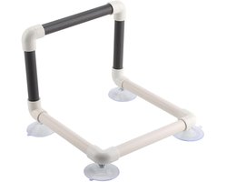 Dailygoody - Papegaai Zuignappen - Vogel Zitstokken - Ideaal voor Douche en Zonlicht - 25 x 20 x 6 cm - Voor Kleine Vogels - Ondersteunt Gezondheid en...