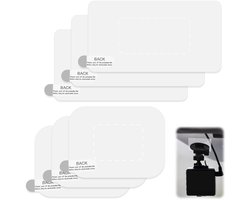 Vt products - Auto Voorruit Sticker - Herbruikbare Raamfolie - Transparant - Statische Raamfolie - Geschikt voor Auto en Venster - 6 stuks