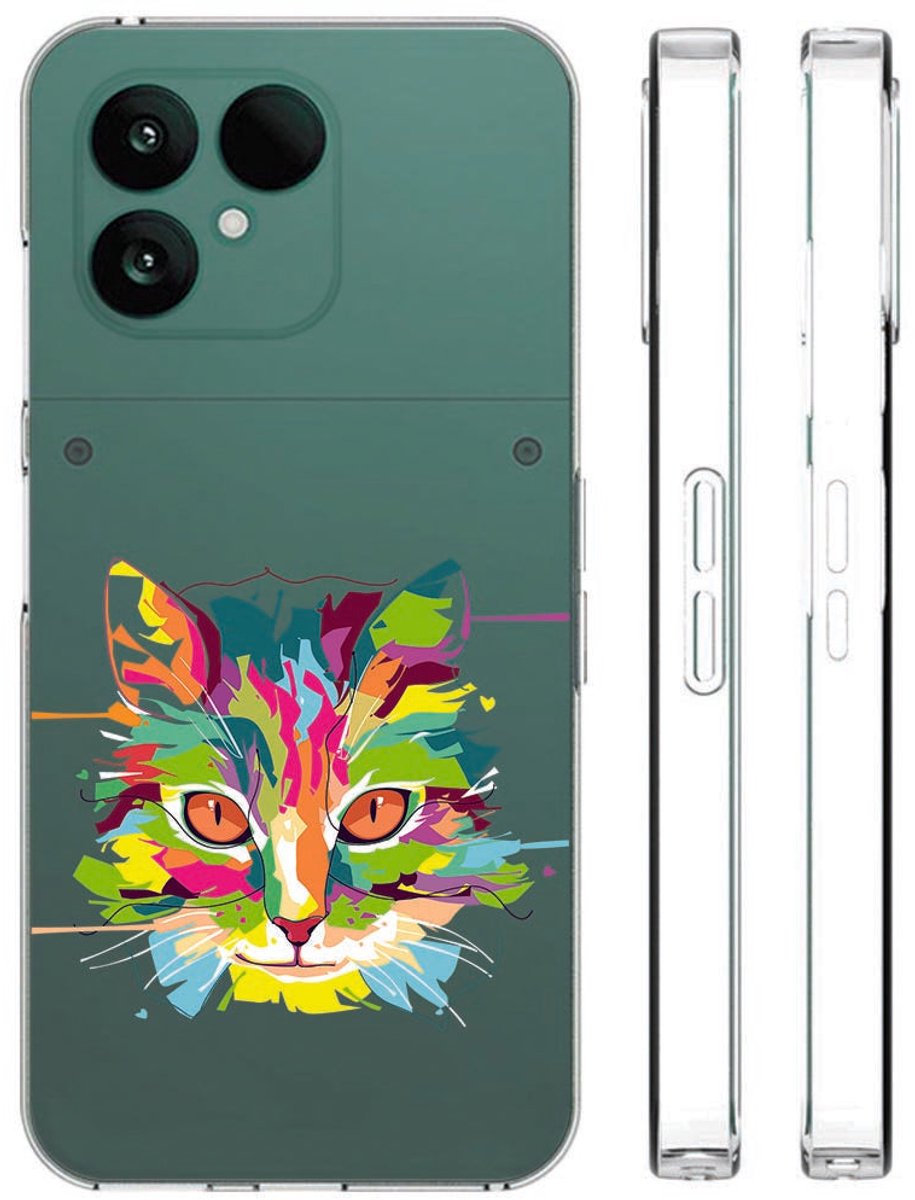 Hoesje Fairphone 6 Cat Color – TPU Back Cover