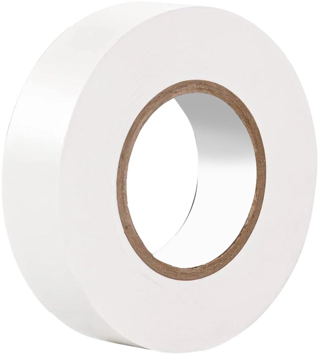 Dailygoody - Waterdichte Elektrische Tape - Hoge Temperatuur - Vlamvertragend - Wit - Plakband voor Elektrische Reparatie - Binnen en Buiten - 65