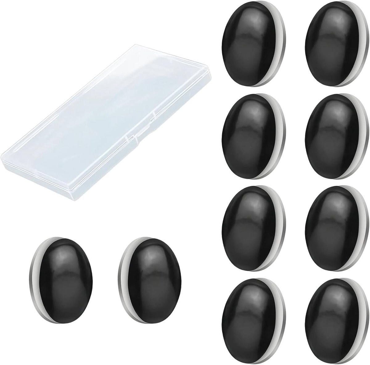 Set van 10 Waterdichte Magnetische Gewichten voor Douchegordijnen - 4 cm Diameter, Ideaal voor Badkamer, Woonkamer en Tafelkleden