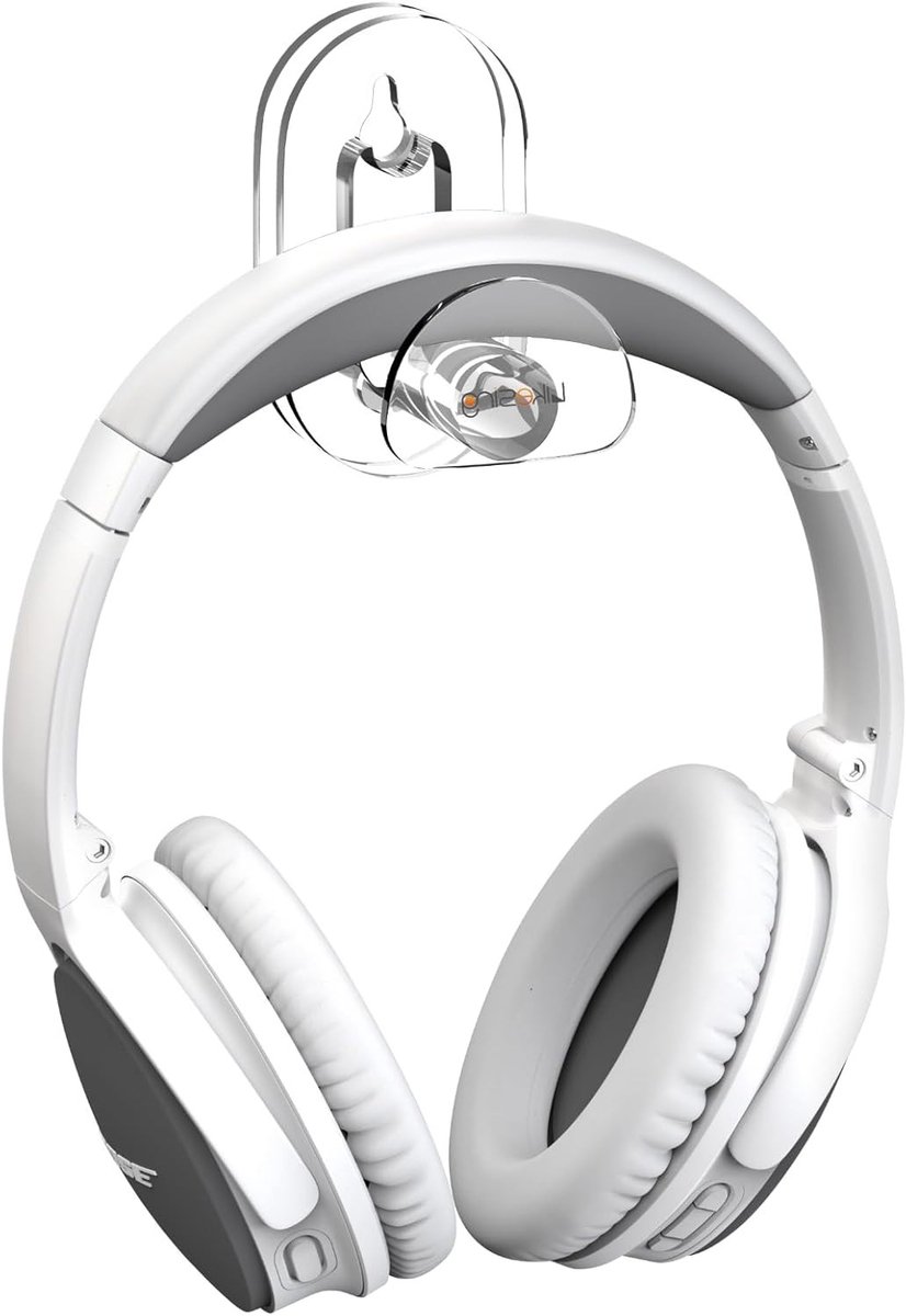 Acryl Hoofdtelefoonhouder voor Wandmontage, Universele Haak voor Over-Ear Gaming Headsets, Duidelijke en Stevige Opbergoplossing