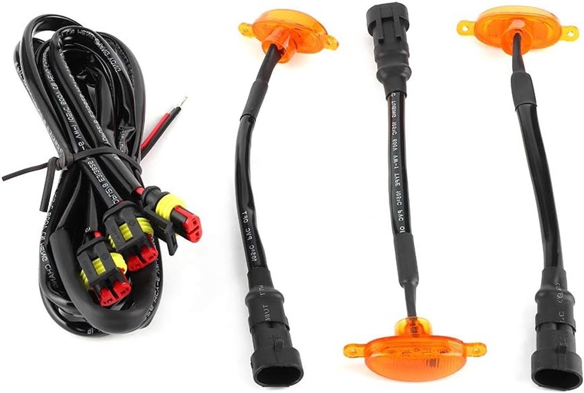 LED Verlichting voor Auto Bumper, 3 Stuks Grille Lampen Geschikt voor F150/F250 2014-2017, Vervangingsset voor Voorbumper Verlichting