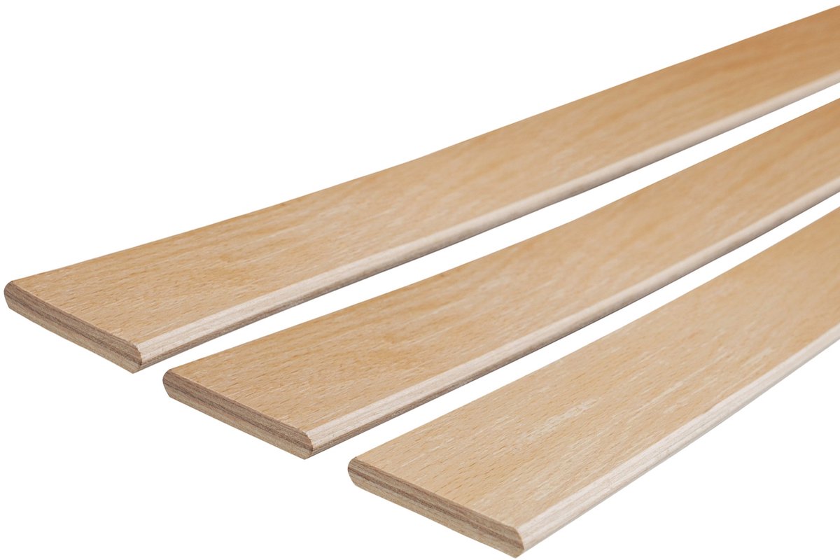Lendo - Beuken Lat - 795mm - 5 stuks - Verende Ondersteuning