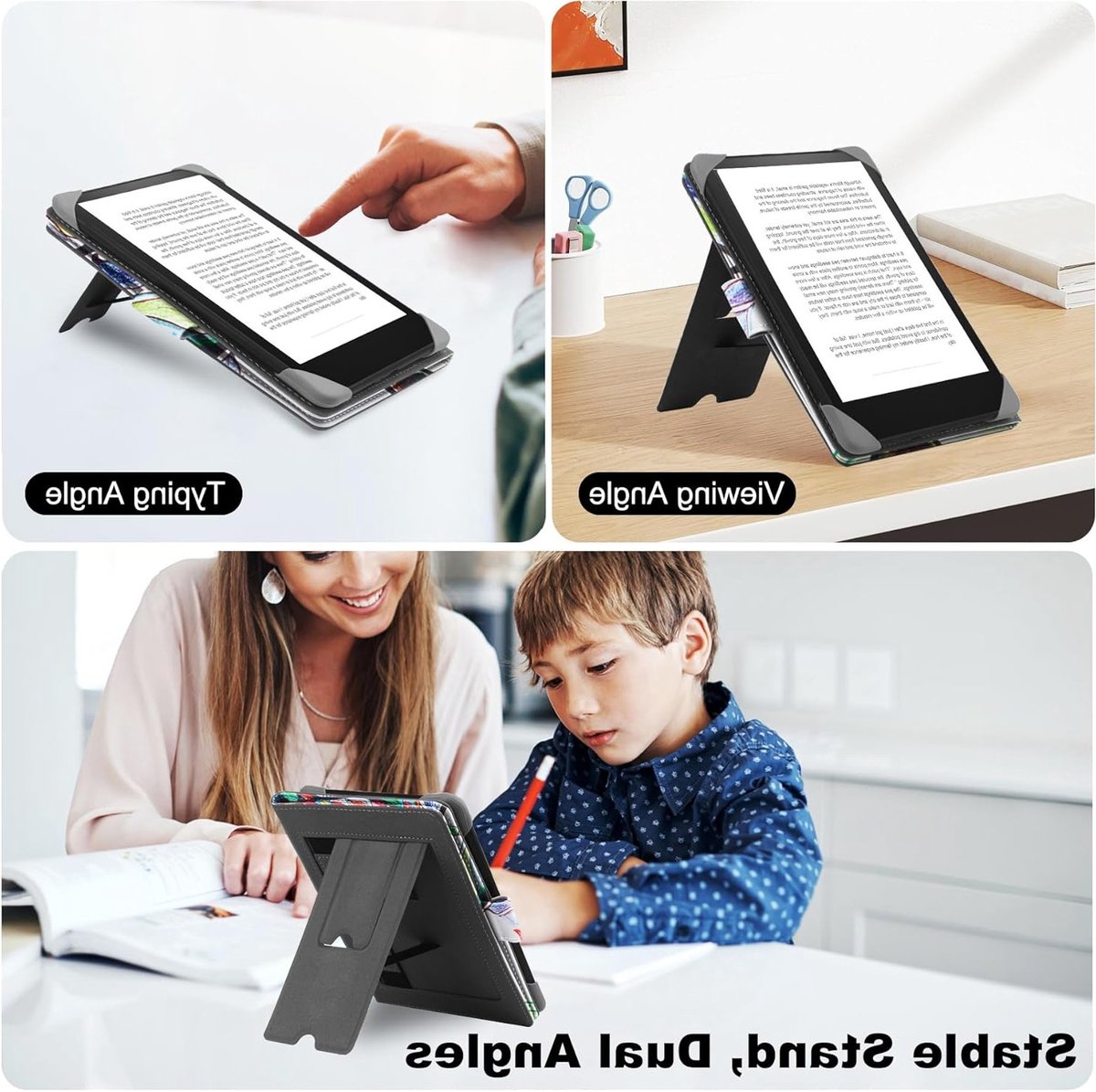 Universele Beschermhoes voor 6.8 Inch en 7 Inch E-Readers, Geschikt voor Kindle, Kobo en PocketBook, E-Book Reader Cover met Schokbestendige Bescherming – foto 2