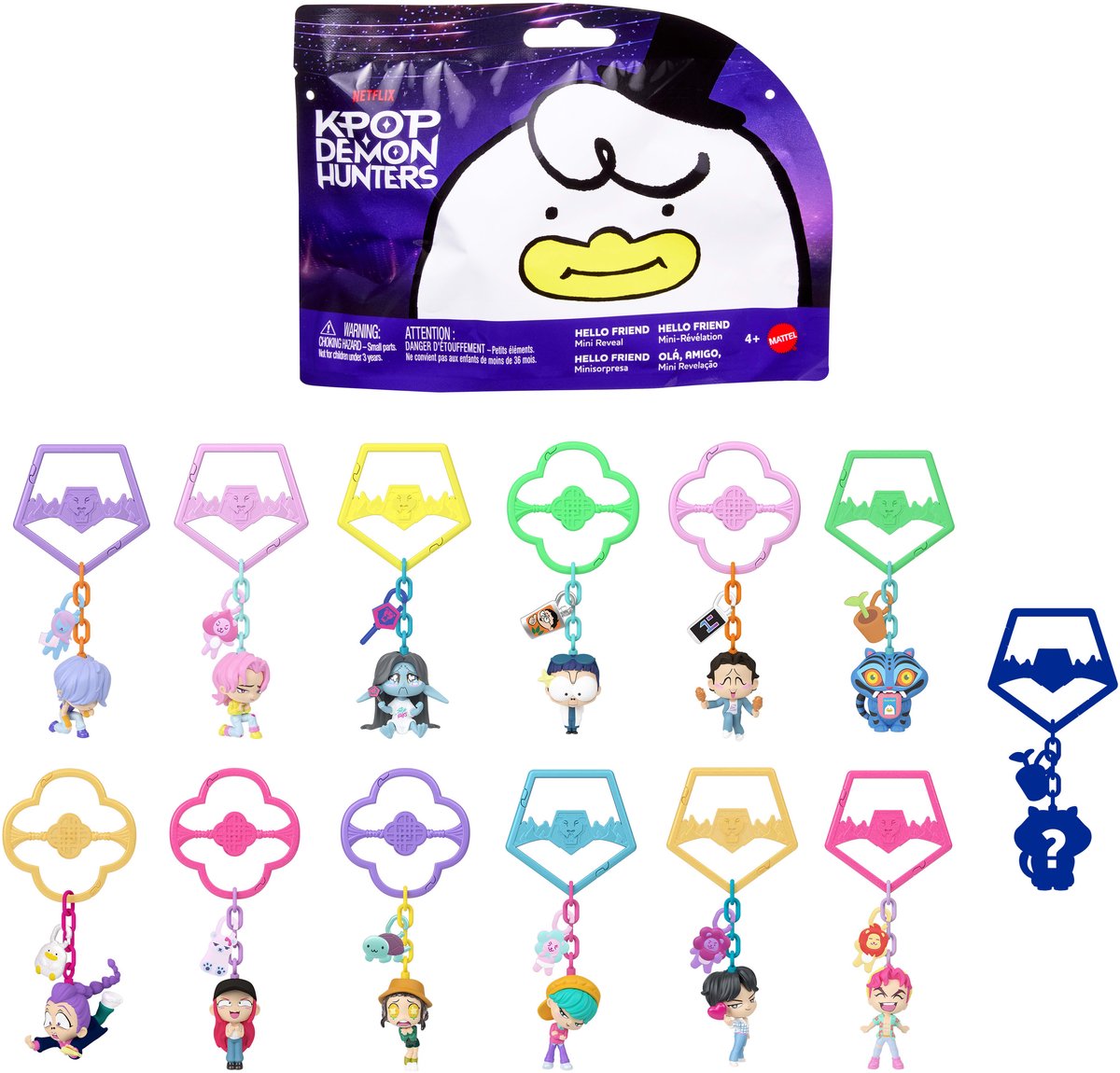KPOP Demon Hunters mini verzamelbare sleutelhanger figuren
