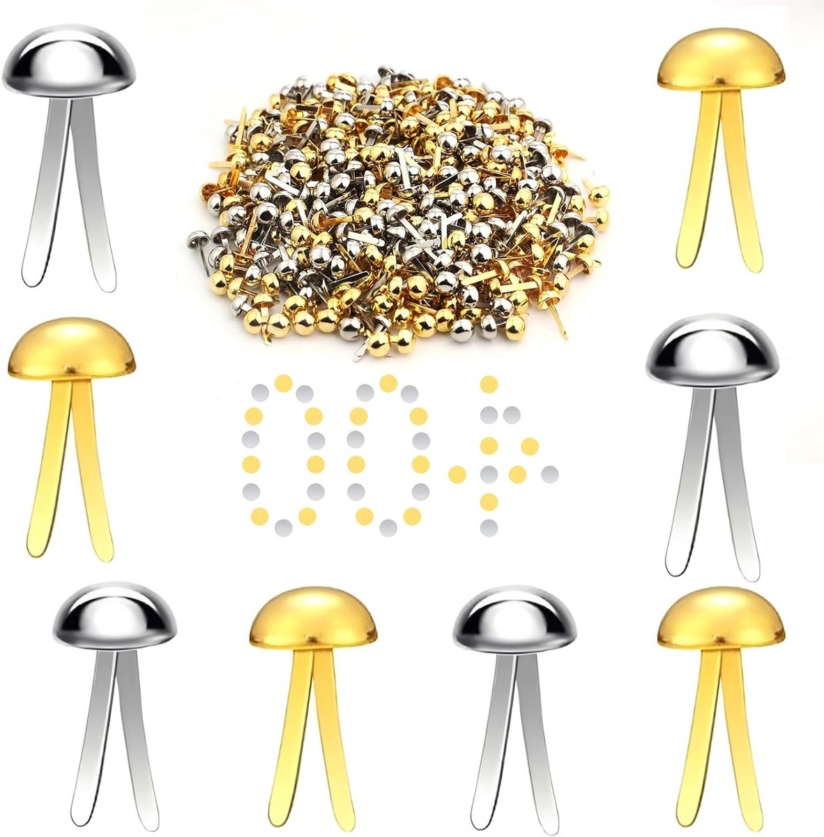 200 Stuks Patroon Klemmen voor Scrapbooking, Knutselen en DIY Projecten - Perfect voor Papier en Creatieve Klussen