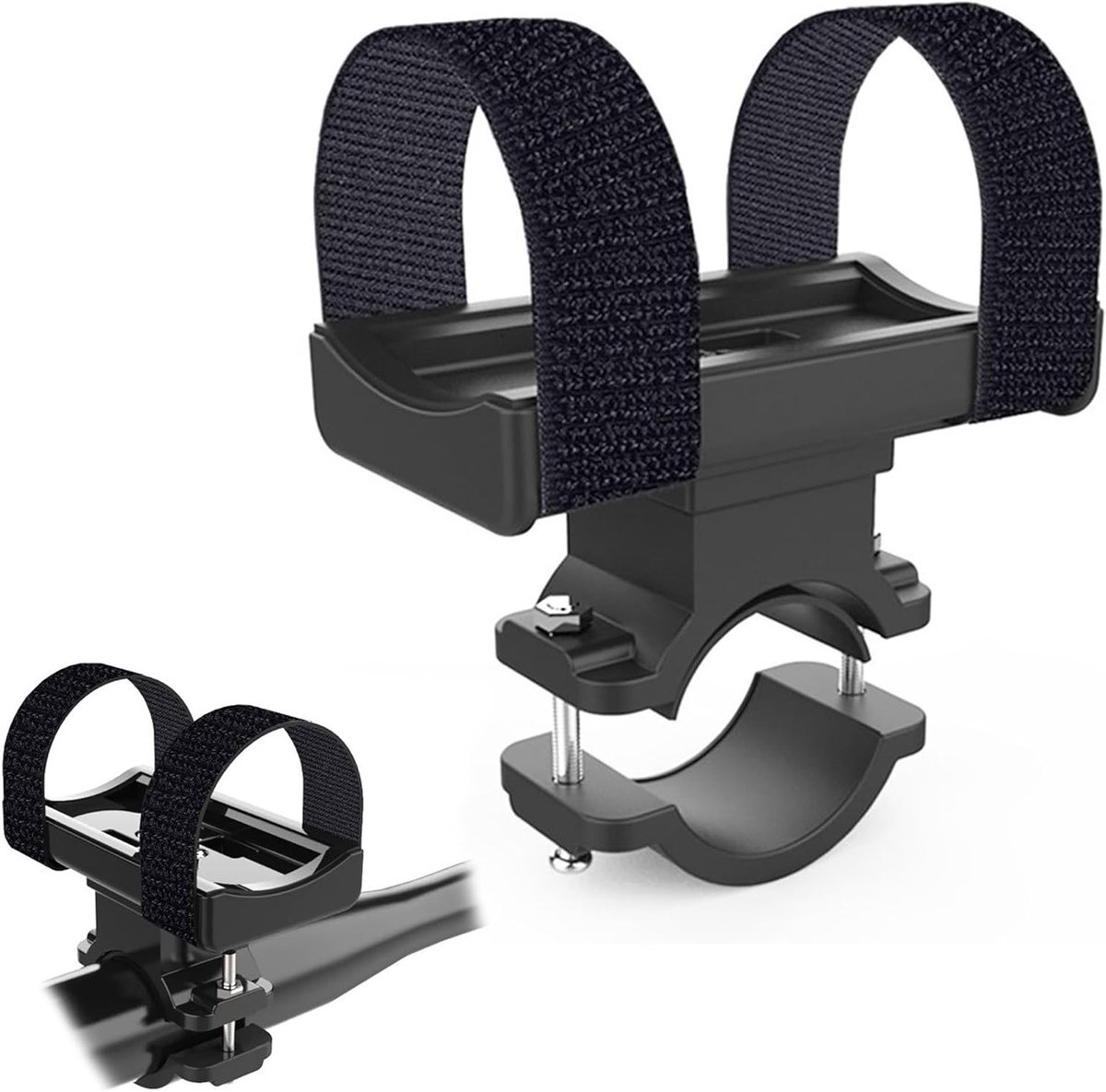 Verstelbare Fietslicht Houder voor Elektrische Fietsen en Mountainbikes, Universele Clip voor Koplamp en Fietsaccessoires, Ideaal voor Veilig Fietsen in het Donker