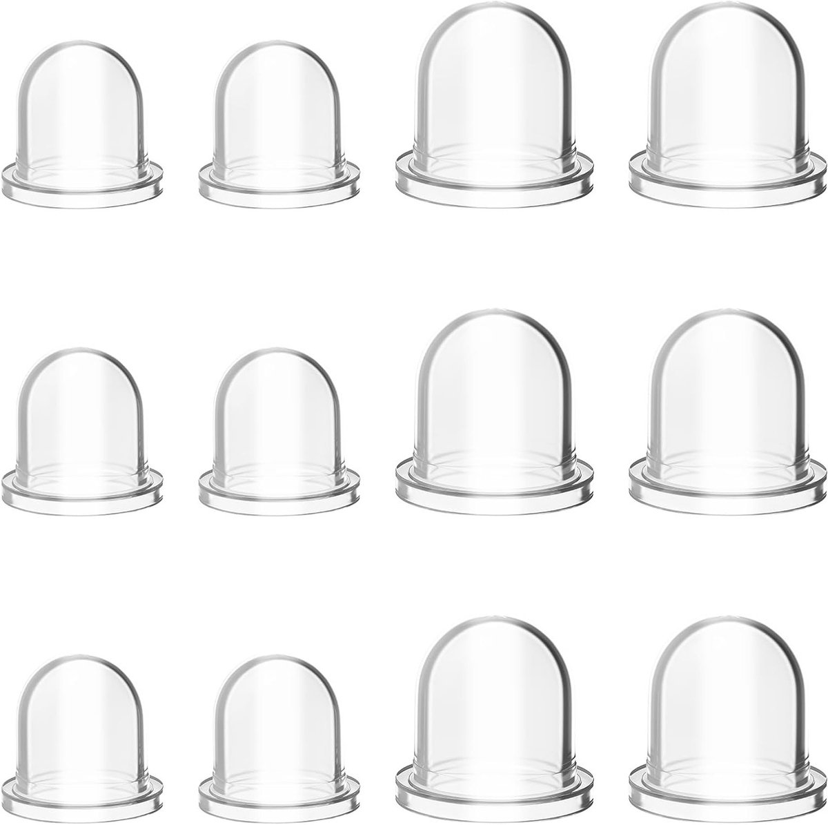 Transparante Benzine Primerpomp voor Trimmer, Grasmaaier en Blazer - Vervangingsonderdeel 19mm en 22mm met Hoge Kwaliteit en Duurzaamheid