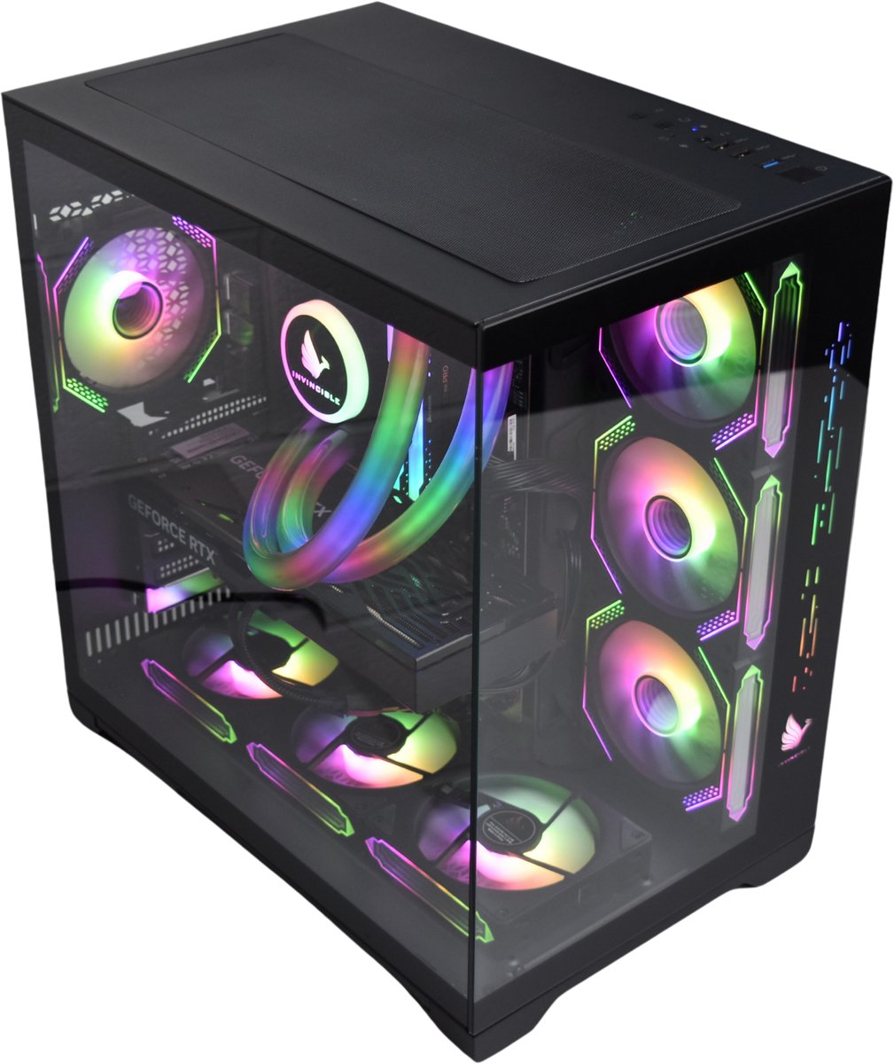 Invincible X Black Edition Level 5 / Core I7 14Th gen / 1TB SSD NVMe / RTX5070 TI OC 16GB / 32GB RAM