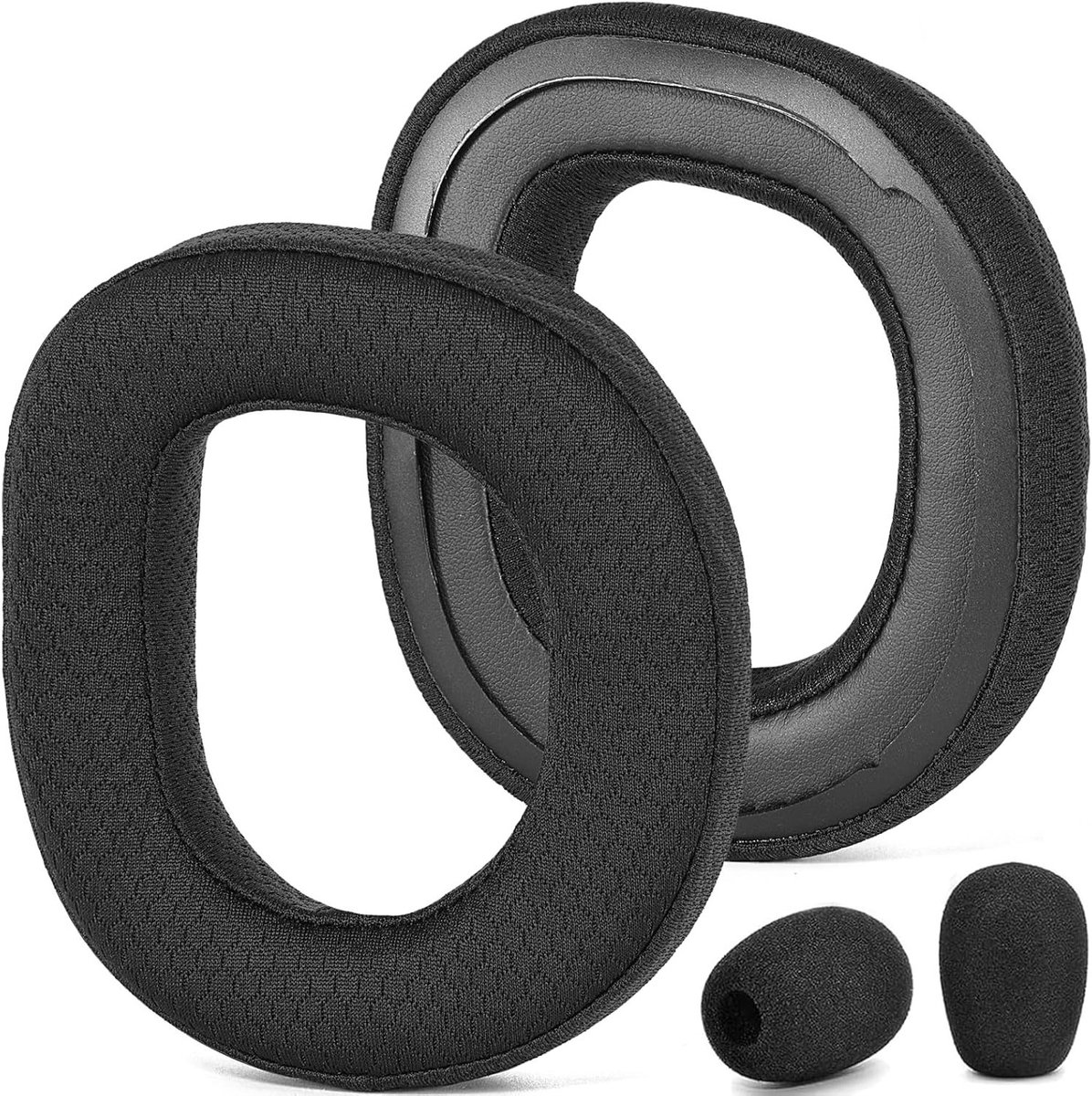 Vervangende Oorkussens voor Draadloze Gaming Headset, Hoogwaardige Zachte Schuim en Ademend Stof voor Comfortabel Gebruik tijdens Lange Speelsessies