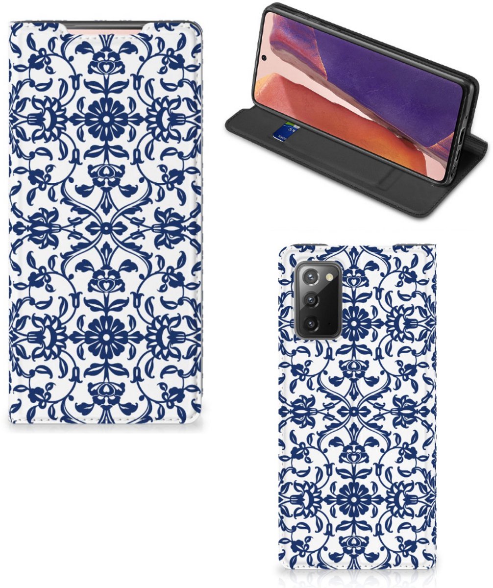 Samsung Galaxy Note20 Smart Cover Flower Blue