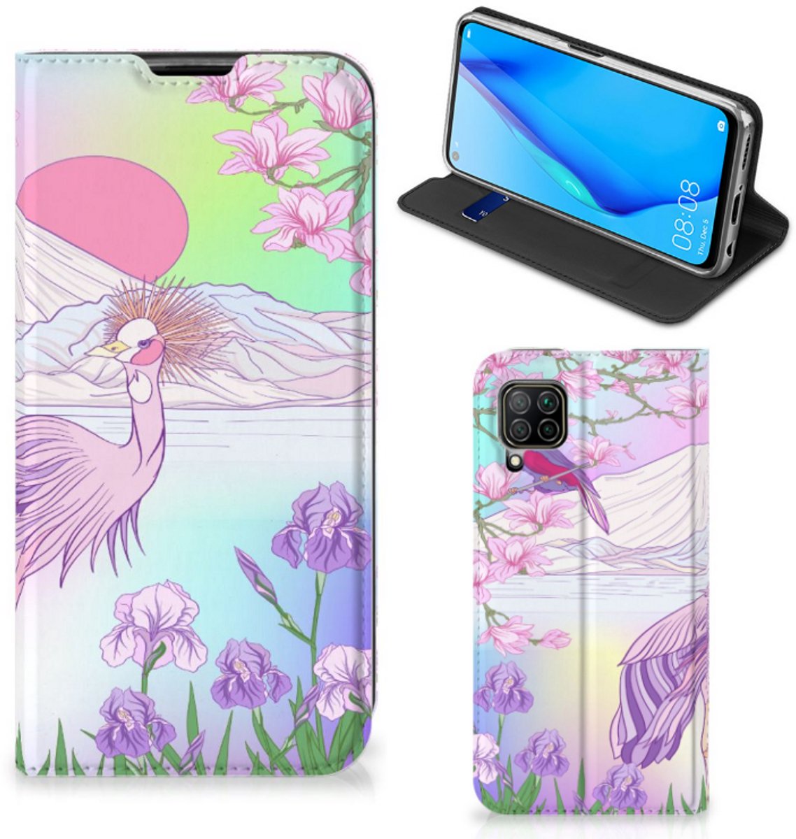 Huawei P40 Lite Hoesje maken Bird