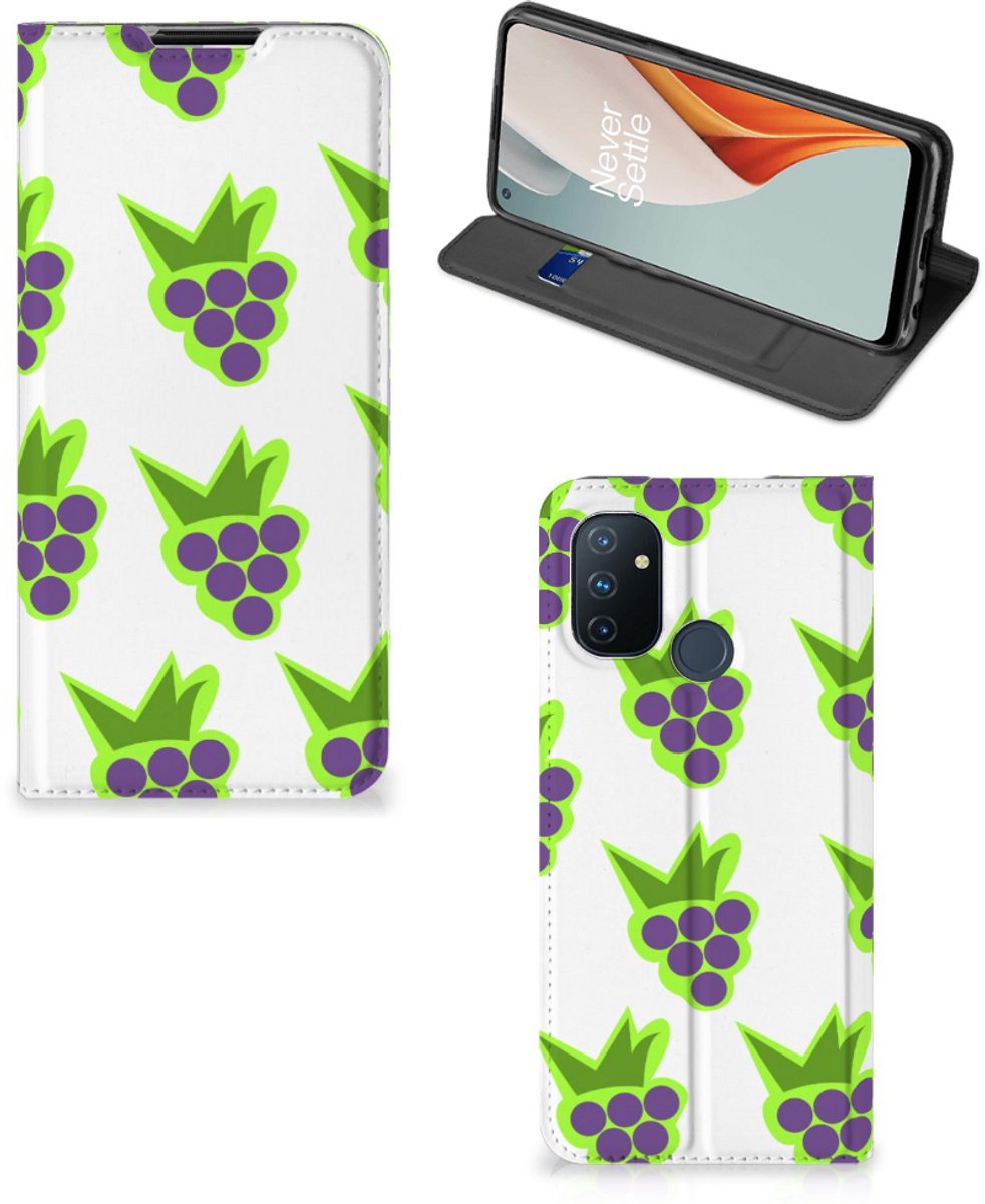 OnePlus Nord N100 Flip Style Cover Druiven
