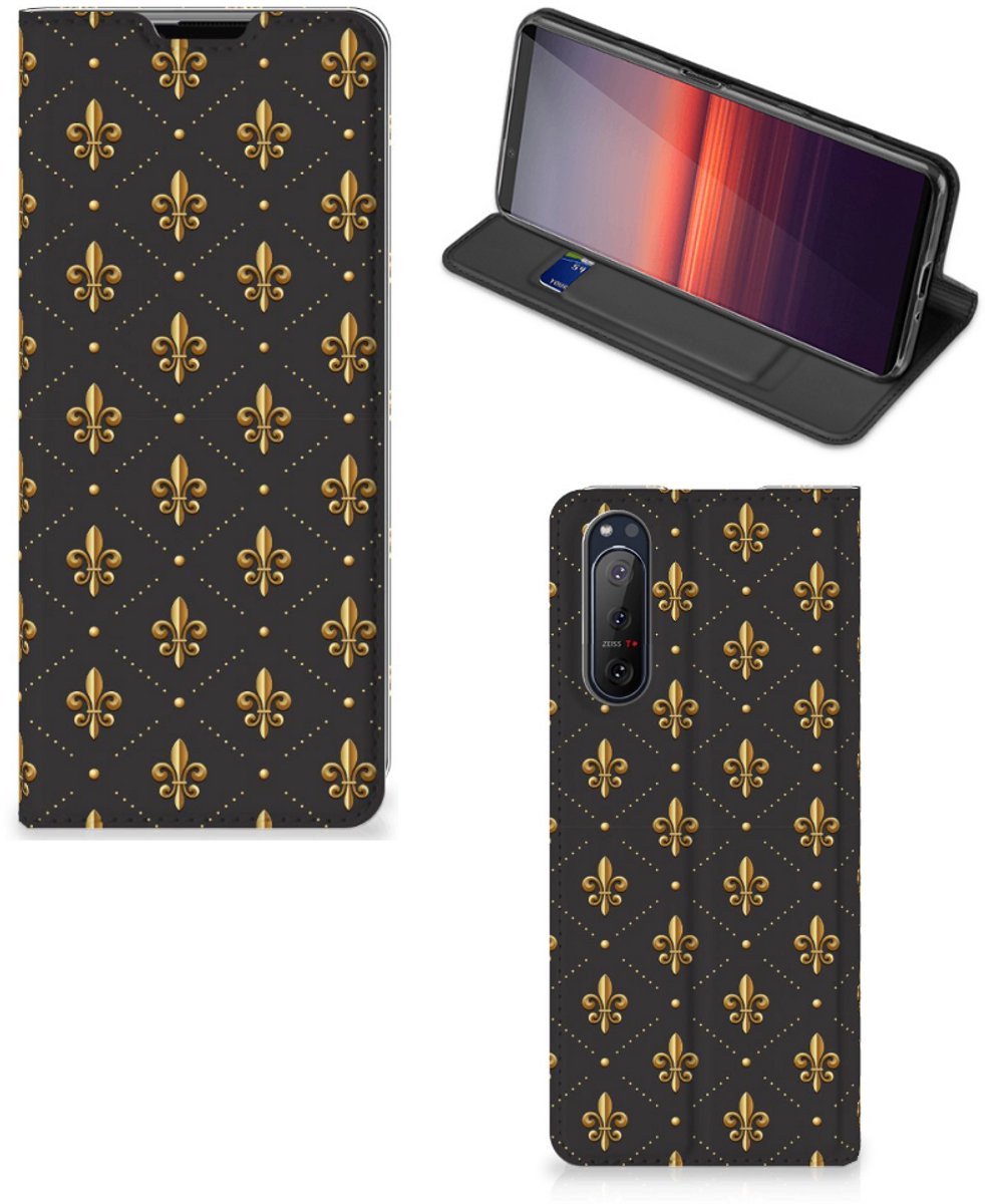 Sony Xperia 5 II Hoesje met Magneet Franse Lelie