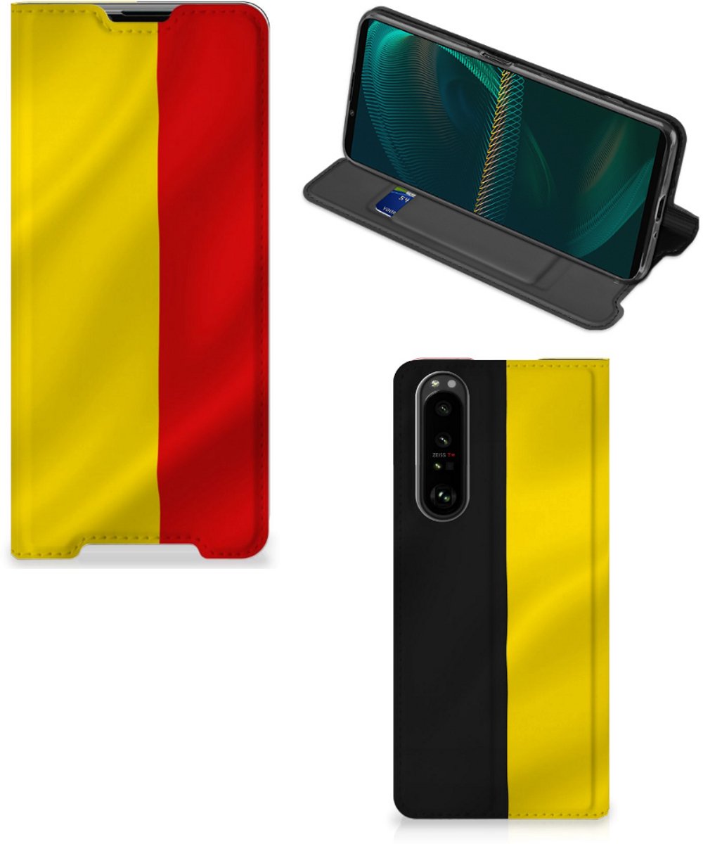 Sony Xperia 5 III Standcase Belgische Vlag