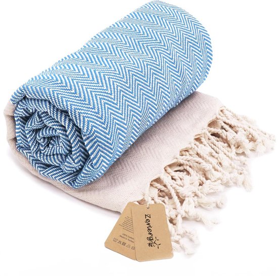 NOUR Premium hamamdoek van 100% katoen, verpakking NOUR Premium hamamdoek van 100% katoen, verpakking