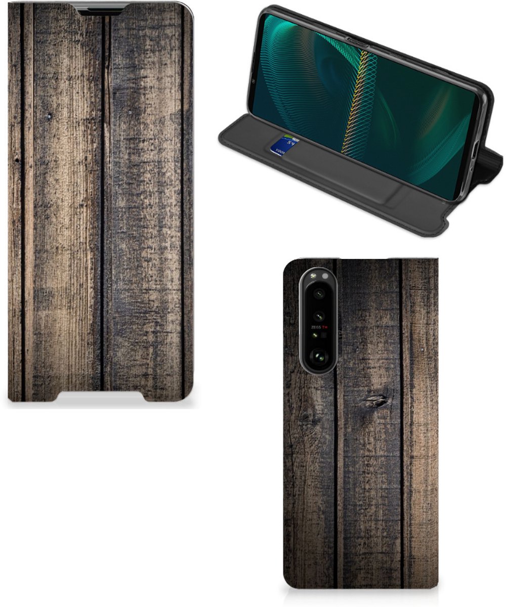 Sony Xperia 5 III Book Wallet Case Steigerhout