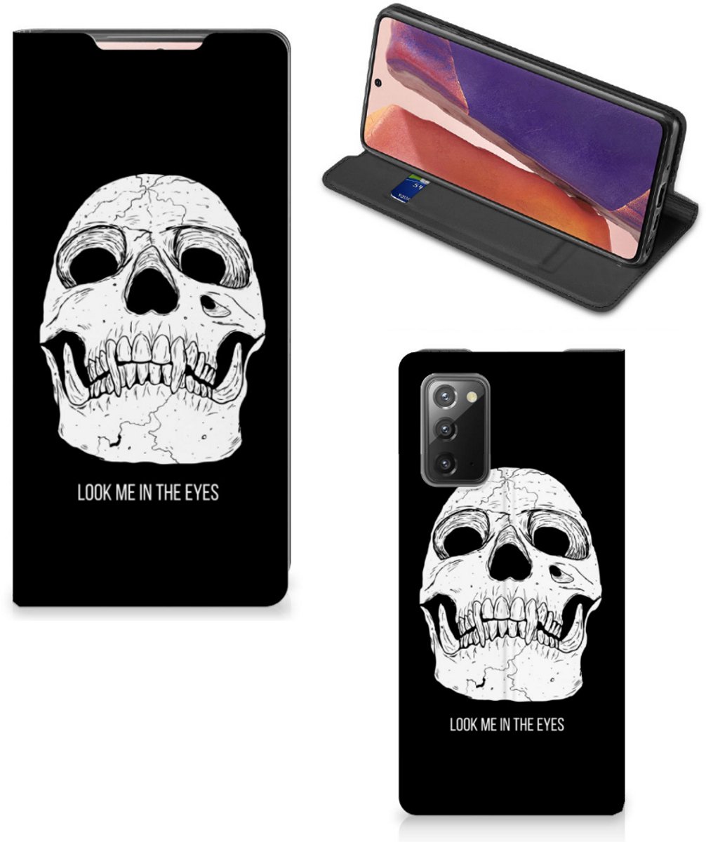 Mobiel BookCase Samsung Galaxy Note20 Skull Eyes