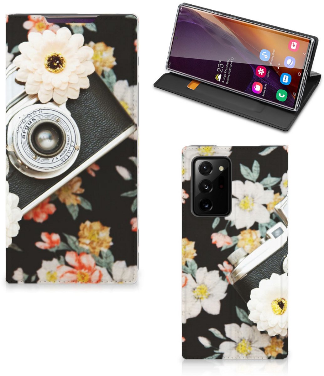 Samsung Galaxy Note 20 Ultra Stand Case Vintage Camera