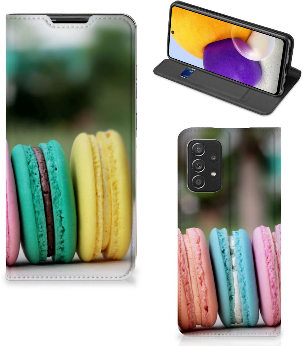 Samsung Galaxy A72 (5G/4G) Flip Style Cover Macarons