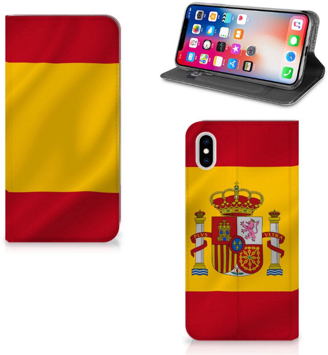 Standcase Hoesje voor Apple iPhone Xs Max Standcase Spanje