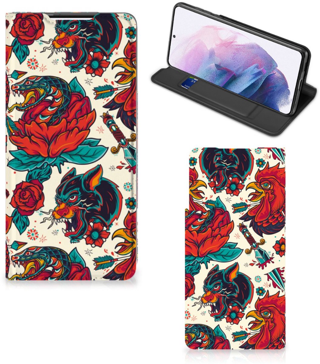Stand Case voor Samsung Galaxy S21 Plus Old Skool