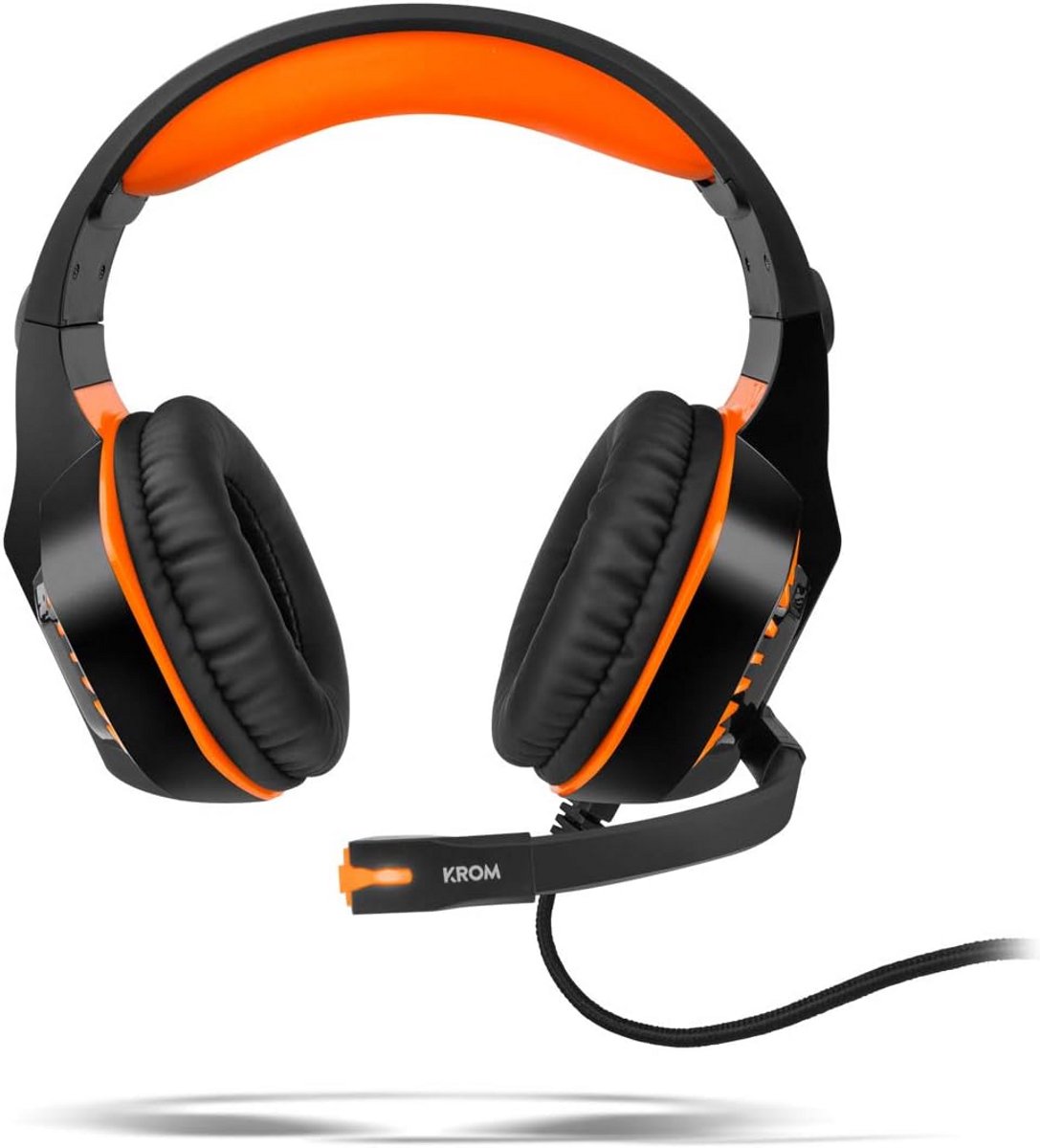 Gaming Headset met 7.1 Surround Sound - Inklapbare Microfoon - LED Verlichting - Dubbele Gevoerde Hoofdband - voor PC en PS4