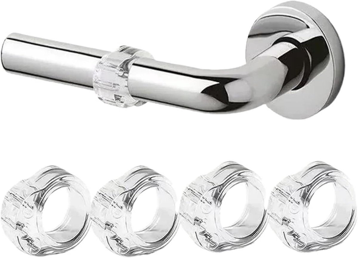 Siliconen Deurstoppers - Muur Bumper - Deuren Dempen - Zachte Bescherming - 8 Stuks - Transparant