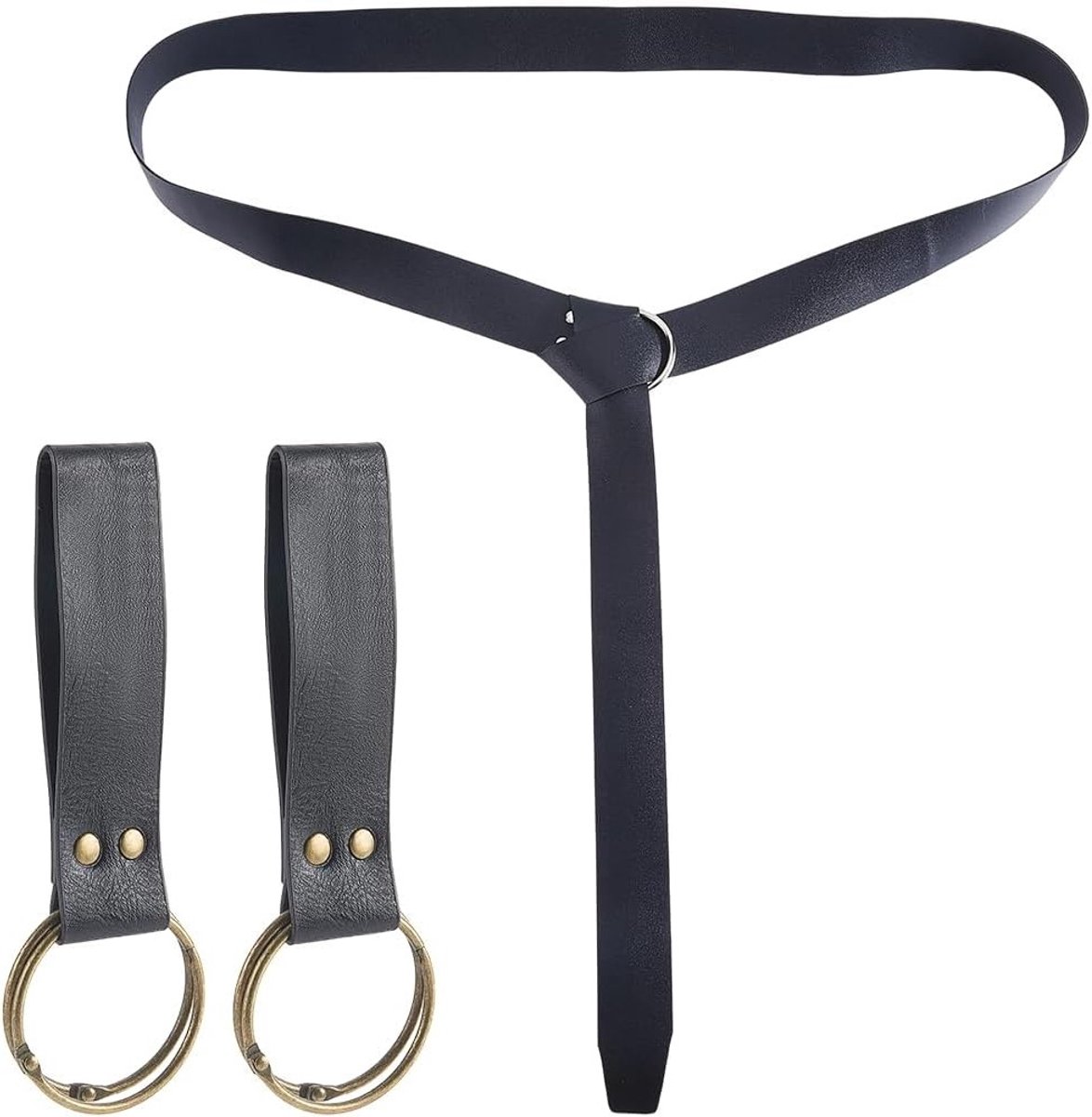 Leren Rokriem voor Middeleeuwse Kostuums, Perfect voor Wandelen en Piraten, Vintage Accessoire voor Ridders en Viking Themed Evenementen