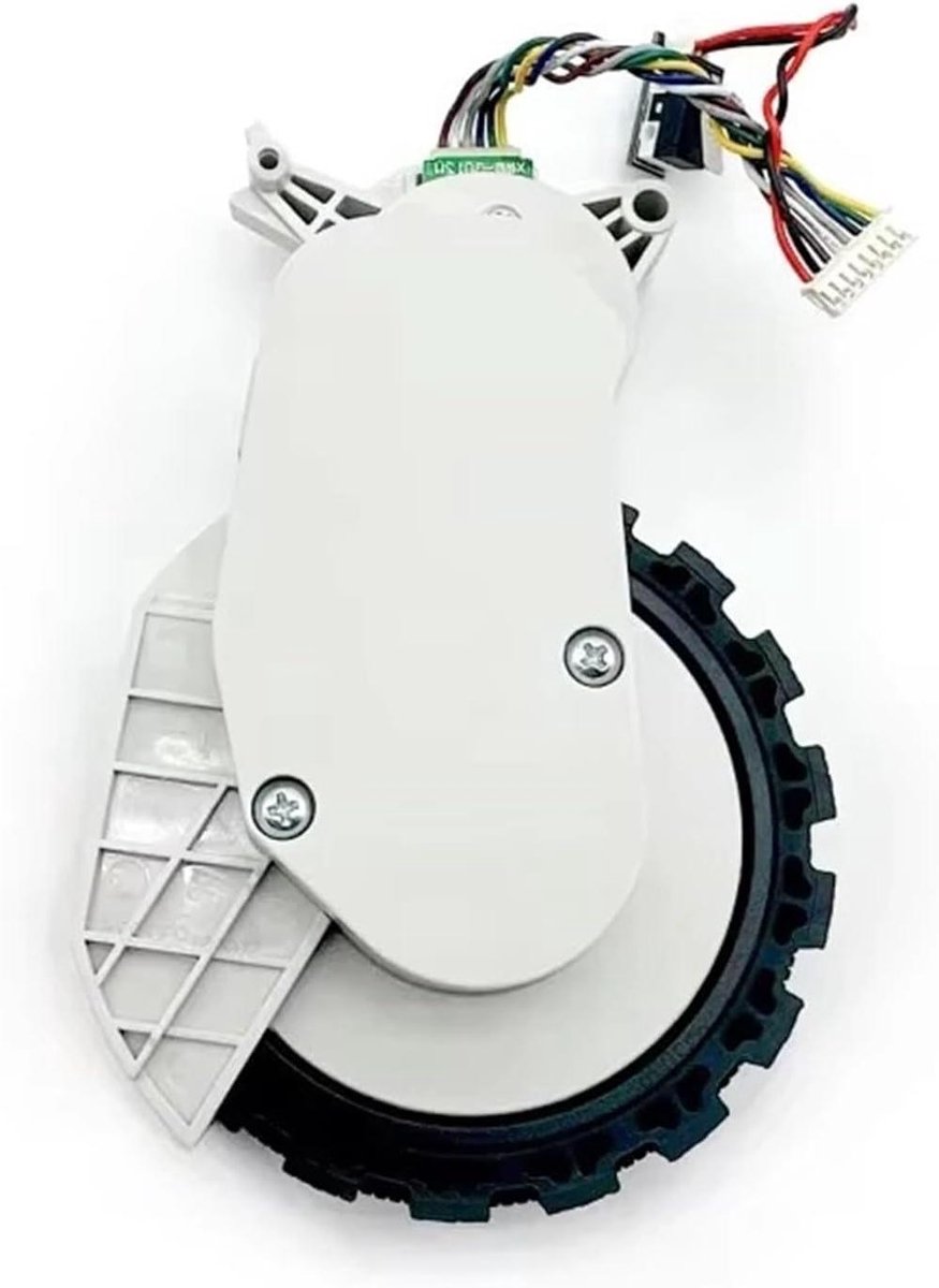 Robotstofzuiger Wielen - Reserveonderdelen - Vloeren Schoonhouden - Krasvrije Beweging - 1x1x1 cm - Zwart