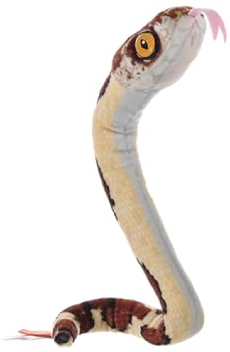 Coilkins Stump Head Tree Snake Knuffeldier 30 cm - Duurzaam Gemaakt van Gerecycled Materiaal