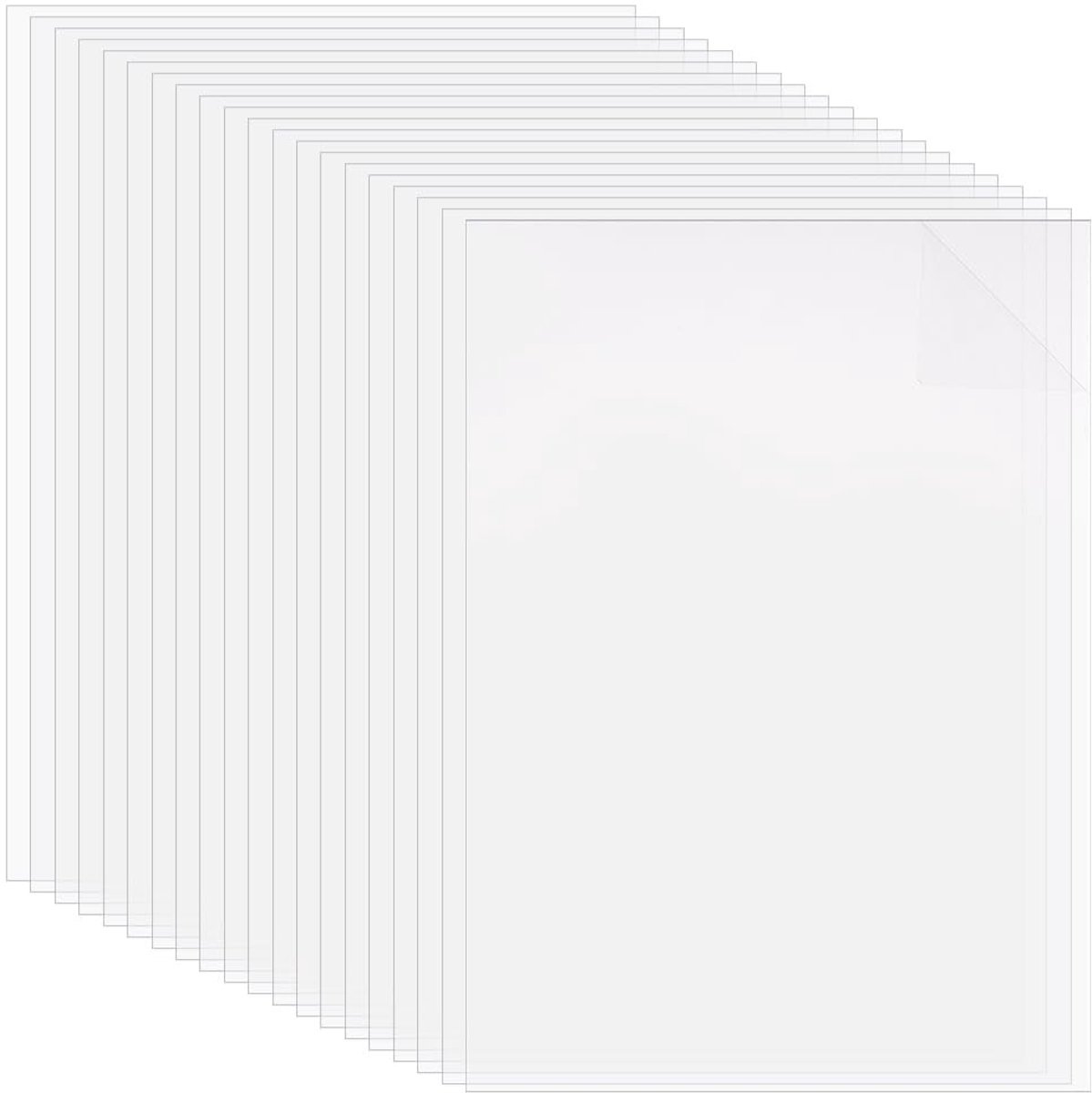 Cosensi- PET-folie 20 stuks A4 0,25 mm - Waterdichte Vervangingsfolie - Stofdichte Kunststoffolie - Transparant - Lichtgewicht - Hoogwaardig Materiaal