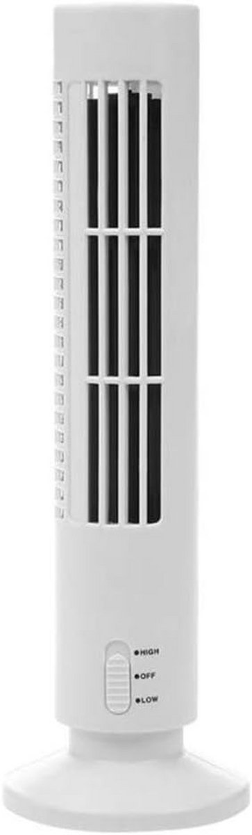 Bladloze Ventilator - Torenventilator Persoonlijk - Ruimte Besparen - Regelbaar Luchtvolume - 105 cm Diameter - Wit – foto 4