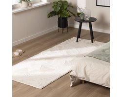 NATURL. Zacht laagpolige loper - Cozy Creme | Wasbaar & vormvast - 80x250cm