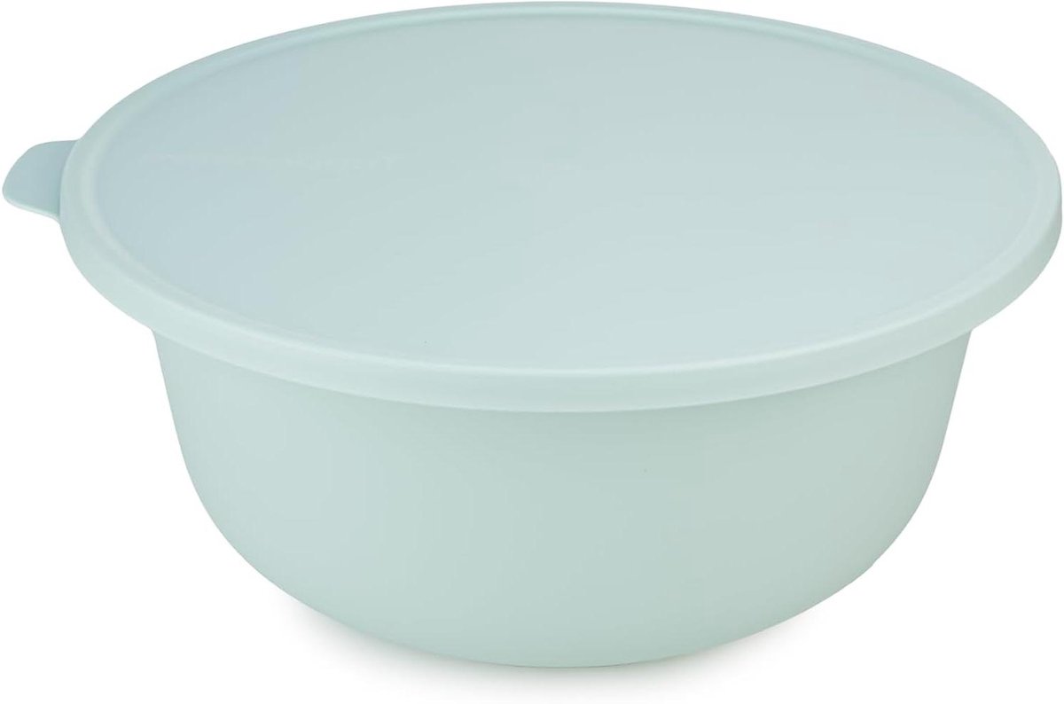 Serveerschaal Kom - Saladebak Mengkom - Keuken Gebruik - Incl Koelkastsysteem - 4 Liter - Muntgroen