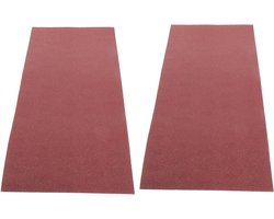 Vogelkooi Bodem - Voerpapier Grind - Vogel Verzorging - Slijtvast Papier - 50x25cm - Donkerrood