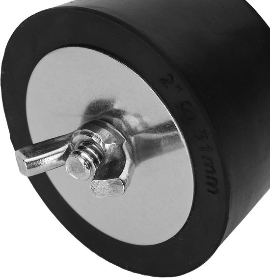 Expansiepluggen - Rubberen stoppen - Zwembad winterklaar - Luchtdichte afsluiting - 51mm 2 stuks - Zwart — afbeelding 4