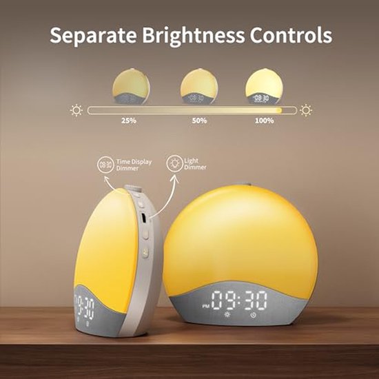 Zonsopgang Wekker met Witte Ruis Geluidsmachine — afbeelding 5