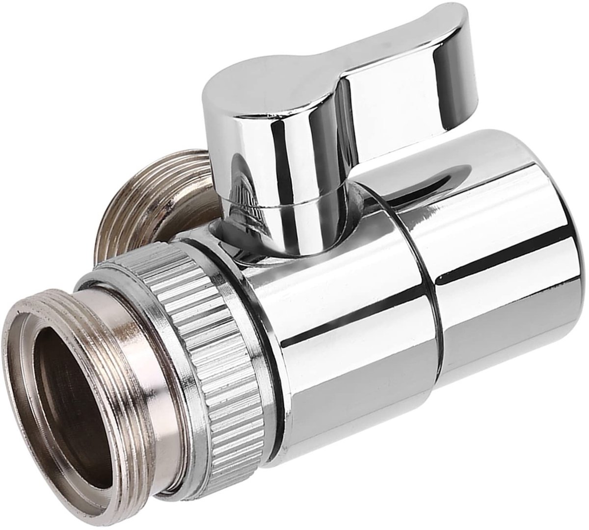 MTTproducts- Diverterklep Messing - M24 Draadssplitteradapter - G1/2 Slang - Aansluiting Wasmachine/Douche - Stevig en Duurzaam - Kraanverdeelstuk