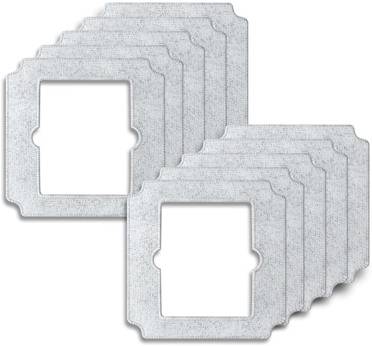 NTH products- Reinigingsdoek 10 stuks - Vervanging voor Ruitenreinigingsrobot - Hoogwaardige Microvezel - Streepvrije Reiniging - Effectief Reinigingsresultaat - Reinigingspads