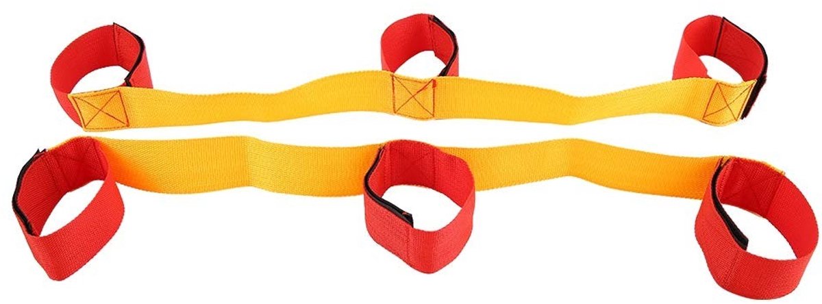 NTH products- Teamspel Geweven Doek - 3/5/8 Persoon Outdoor Spel - Walkerband - Legged Raceband - Antislip - Versterkt Teambewustzijn - Teamrace