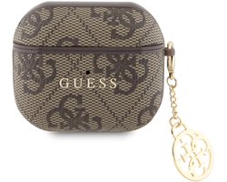 Guess AirPods Case voor AirPods 3 - stijlvol 4G-monogramdesign - Bruin