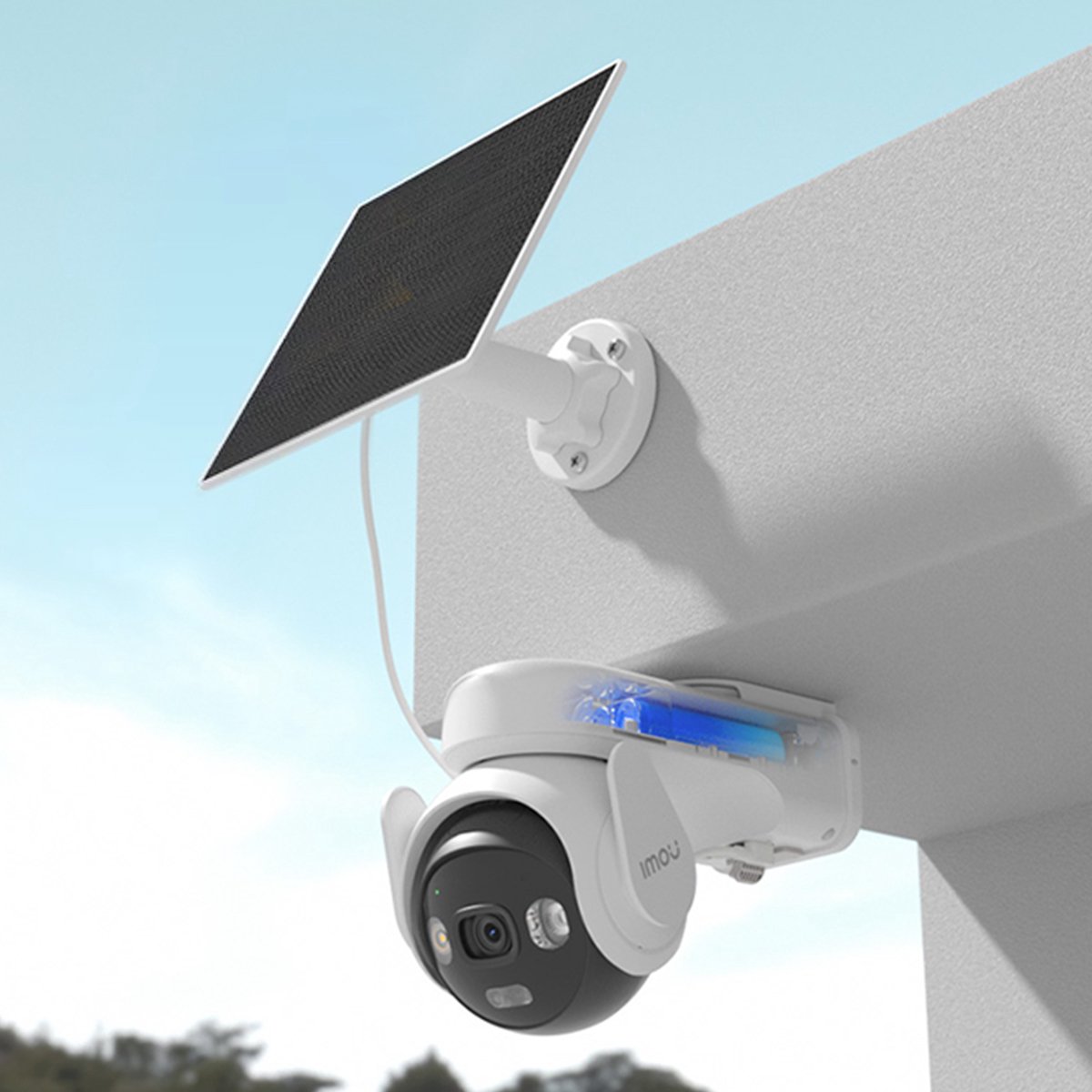 Imou AOV PT 5MP - Buiten IP-camera – Draaibaar (Pan/Tilt) – 2K – Nachtzicht – AI Detectie – Batterij – Incl. 32GB SD-kaart- Met Zonnepaneel – foto 5